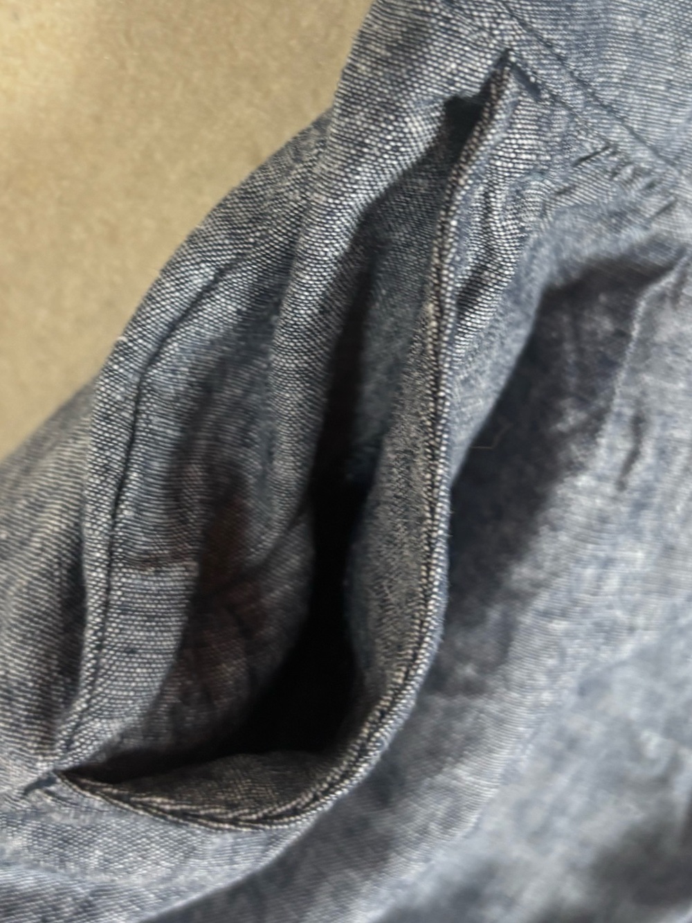 Tea Collection Chambray Pull-On Shorts Girls Size 8 Blue Elastic Waist - Picture 4 of 9